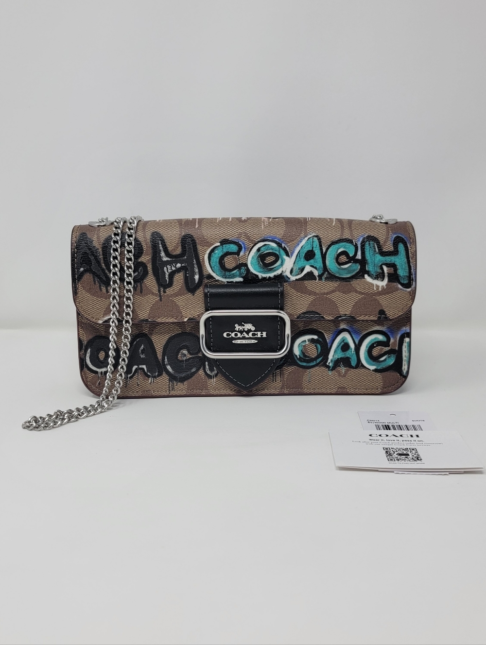 COACH Grafitti Print Leather Crossbody Bag | Limited edition